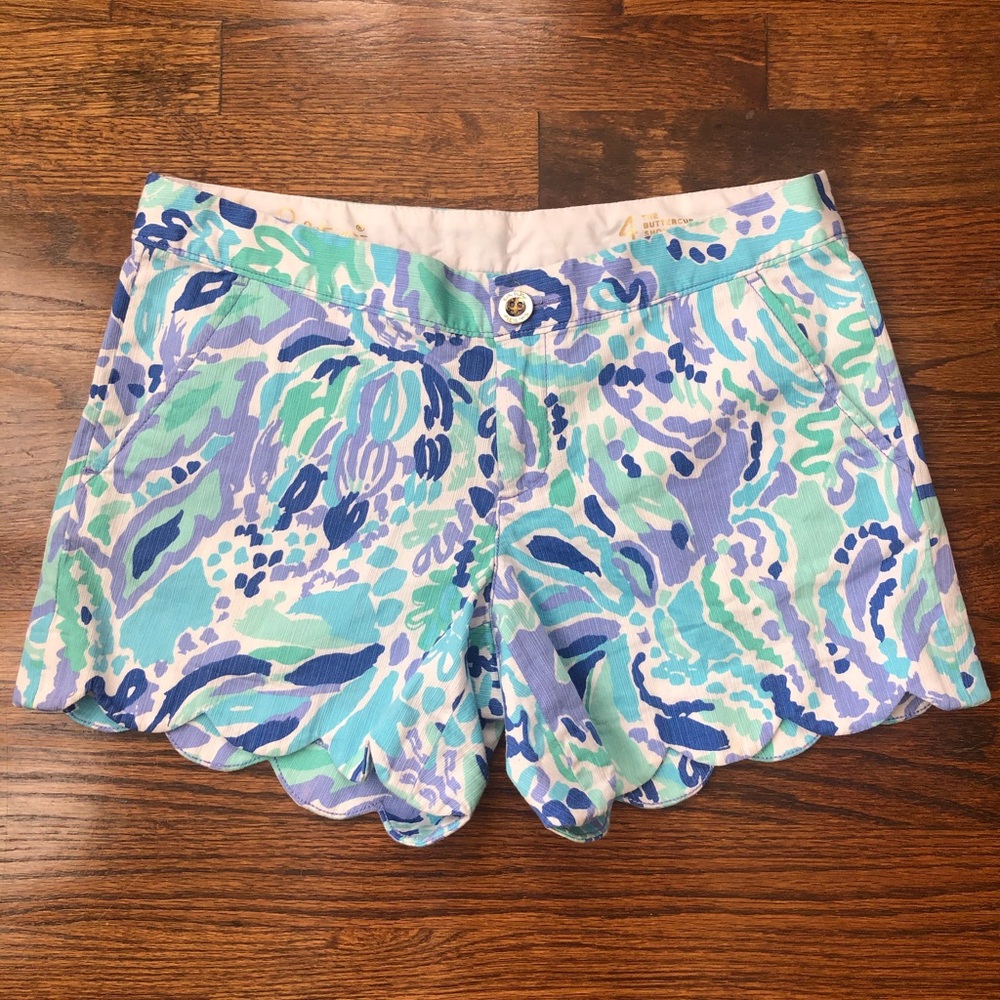 Lilly Pulitzer Buttercup Shorts Size 4
